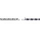 3 - Cliona 2.00 mm Blue Sapphire and Diamond Eternity Tennis Bracelet 