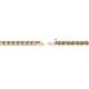3 - Cliona 2.00 mm Citrine and Diamond Eternity Tennis Bracelet 