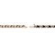 3 - Cliona 2.00 mm Black and White Diamond Eternity Tennis Bracelet 