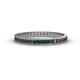 1 - Rebica 2.00 mm Princess Cut Created Alexandrite Eternity Band 