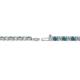 2 - Leslie 2.70 mm London Blue Topaz and Diamond Eternity Tennis Bracelet 