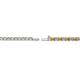 3 - Leslie 2.00 mm Citrine and Diamond Eternity Tennis Bracelet 