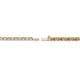 3 - Leslie 2.00 mm Citrine and Diamond Eternity Tennis Bracelet 