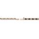 3 - Leslie 2.00 mm Smoky Quartz and Diamond Eternity Tennis Bracelet 