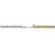 3 - Leslie 2.00 mm Yellow and White Diamond Eternity Tennis Bracelet 