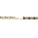 2 - Leslie 2.90 mm Smoky Quartz and Diamond Eternity Tennis Bracelet 