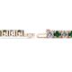 2 - Leslie 4.00 mm Lab Created Alexandrite and Lab Grown Diamond Eternity Tennis Bracelet 