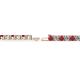2 - Leslie 2.90 mm Ruby and Diamond Eternity Tennis Bracelet 