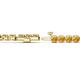 2 - Izarra 3.90 mm Citrine Eternity Tennis Bracelet 