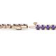 2 - Izarra 3.90 mm Iolite Eternity Tennis Bracelet 