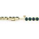 2 - Izarra 3.90 mm Blue Diamond Eternity Tennis Bracelet 