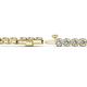 2 - Izarra 3.90 mm Lab Grown Diamond Eternity Tennis Bracelet 