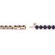 2 - Izarra 3.10 mm Blue Sapphire Eternity Tennis Bracelet 