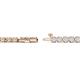 2 - Izarra 3.10 mm White Sapphire Eternity Tennis Bracelet 