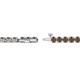 2 - Izarra 3.10 mm Smoky Quartz Eternity Tennis Bracelet 