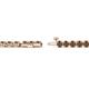2 - Izarra 3.10 mm Smoky Quartz Eternity Tennis Bracelet 