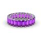 1 - Victoria 5x3 mm Emerald Cut Amethyst Eternity Band 
