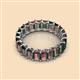 3 - Victoria 5x3 mm Emerald Cut Lab Created Alexandrite Eternity Band 