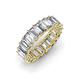 4 - Victoria 5x3 mm Emerald Cut Diamond Eternity Band 