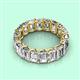 2 - Victoria 6x4 mm Emerald Cut Diamond Eternity Band 