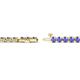 3 - Izarra 2.90 mm Tanzanite Eternity Tennis Bracelet 