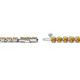 3 - Izarra 2.90 mm Citrine Eternity Tennis Bracelet 