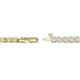 3 - Izarra 2.90 mm White Sapphire Eternity Tennis Bracelet 