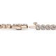 2 - Izarra 3.70 mm Diamond Eternity Tennis Bracelet 