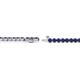 3 - Izarra 2.30 mm Blue Sapphire Eternity Tennis Bracelet 