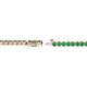 3 - Izarra 2.30 mm Emerald Eternity Tennis Bracelet 