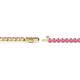 3 - Izarra 2.30 mm Pink Sapphire Eternity Tennis Bracelet 
