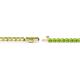 3 - Izarra 2.30 mm Peridot Eternity Tennis Bracelet 