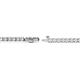 3 - Izarra 2.30 mm White Sapphire Eternity Tennis Bracelet 