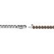 3 - Izarra 2.30 mm Smoky Quartz Eternity Tennis Bracelet 