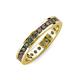 4 - Celina 2.40 mm Round Lab Created Alexandrite Eternity Band 