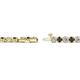2 - Izarra 3.10 mm Black and White Lab Grown Diamond Eternity Tennis Bracelet 