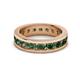 3 - Celina 3.40 mm Round Lab Created Alexandrite Eternity Band 