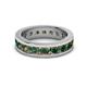 3 - Celina 3.40 mm Round Lab Created Alexandrite Eternity Band 