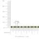 3 - Izarra 2.90 mm Green Garnet and Lab Grown Diamond Eternity Tennis Bracelet 