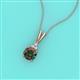 2 - Agatha Round Lab Created Alexandrite and Diamond Accent Pendant Necklace 