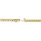 2 - Izarra 2.30 mm Yellow Sapphire and Diamond Eternity Tennis Bracelet 