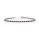 1 - Izarra 2.00 mm Ruby and Diamond Eternity Tennis Bracelet 