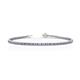 1 - Izarra 2.00 mm Tanzanite and Diamond Eternity Tennis Bracelet 