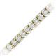 2 - Tiara 3.10 mm White Sapphire Eternity Tennis Bracelet 