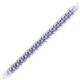 2 - Tiara 2.60 mm Tanzanite Eternity Tennis Bracelet 