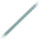 2 - Tiara 2.00 mm Blue Topaz Eternity Tennis Bracelet 