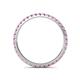 5 - Lara 2.00 mm Pink Sapphire Eternity Band 