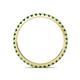 5 - Lara 2.00 mm Green Garnet Eternity Band 