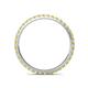 5 - Lara 2.00 mm Yellow Diamond Eternity Band 