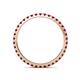 5 - Lara 2.00 mm Ruby Eternity Band 
